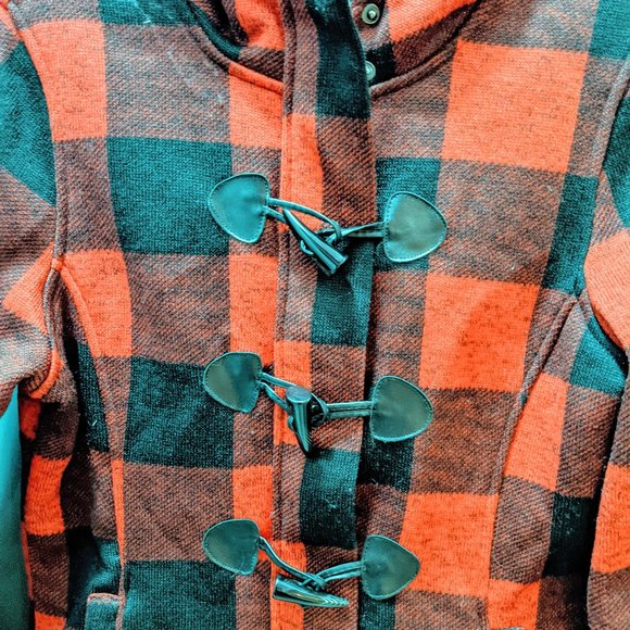 Juniors Madden Girl Flannel Coat - Picture 2 of 4